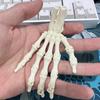 3D Printed Realistic Flexible Joint Skeleton Hand Model Ghost Halloween Party Decoration Home Ornament