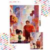WreckIt Ralph Diamond Painting Kit 5D DIY Diamond Art Home Bedroom Wall Decor