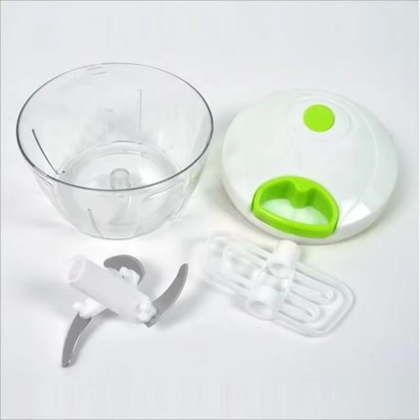Portable Vegetable and Food Cutter Manual Garlic Puller Household Hand-pulled Meat Grinder Kitchen Tools LS