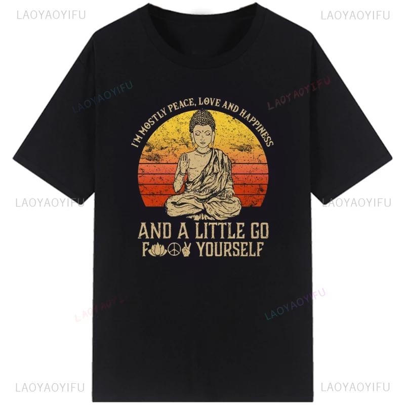 Man Leisure Tshirt Vintage Namaste Mother Explicit 3D T Shirt Male Cotton O Neck Tops Summer T-shirts