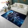 World of Warcraft Game WOW Lich King DH Carpet Rug for Home Living Room Bedroom Sofa Doormat Decor,Area Rug Non-slip Floor Mat