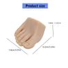 1 Pair Practice Fake Foot Flexible Movable Soft Silicone Fake Foot Prosthetic Manicure Tool for Nail Training Display