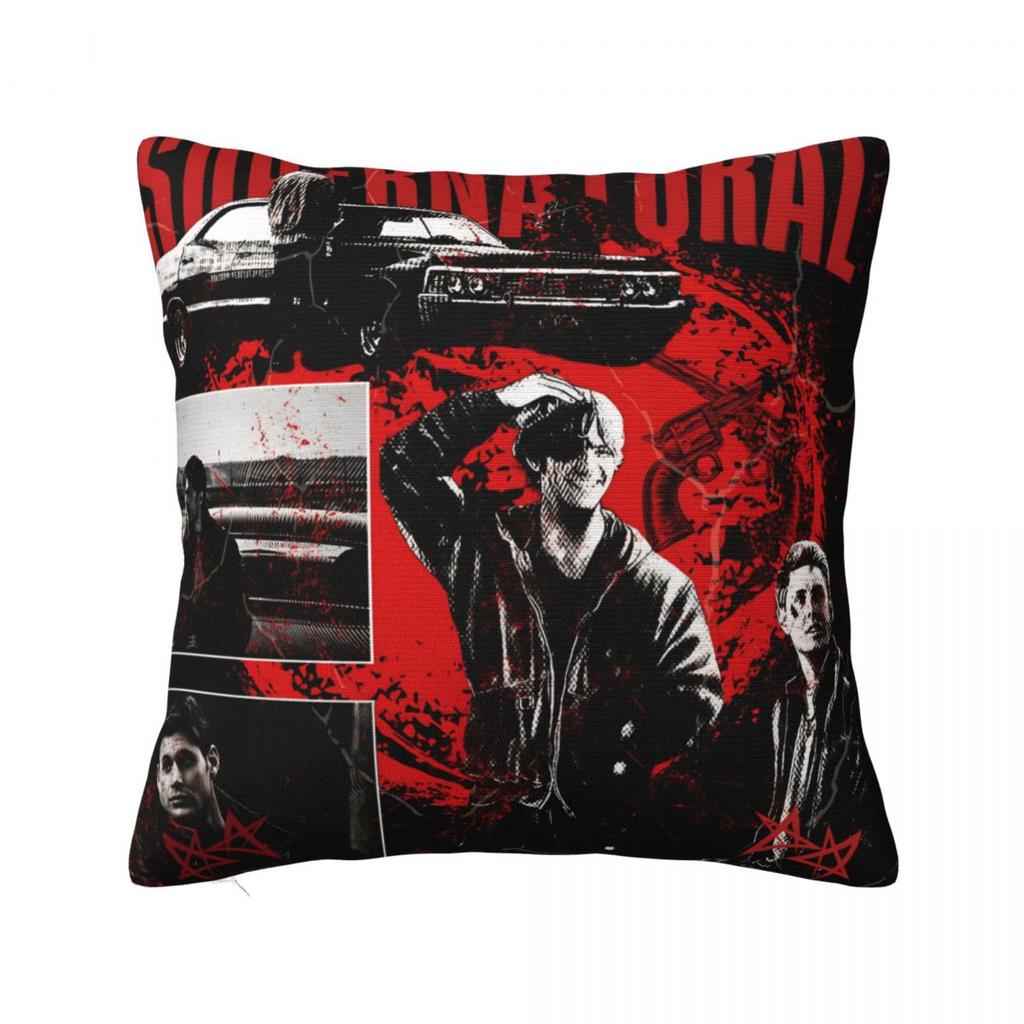 Dean Winchester Supernatural Poszewka na poduszkę Poszewka na poduszkę Poszewka na poduszkę Retro Modne poszewki na poduszki na sofę Dekoracja domu