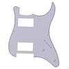 Hole Electric Guitar Pickguard for ST Sq Modern Style Parts, White
