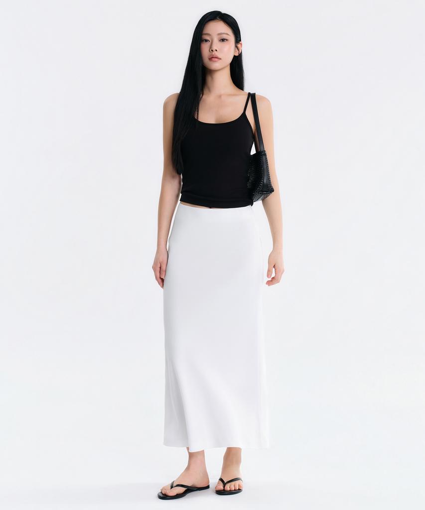 Musinsa Standard Woman Women'S Fluid Maxi Skirt [Ivory]