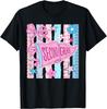 Striped Floral Pennant Flag Back To School Second 2nd Grade Unisex T-Shirt