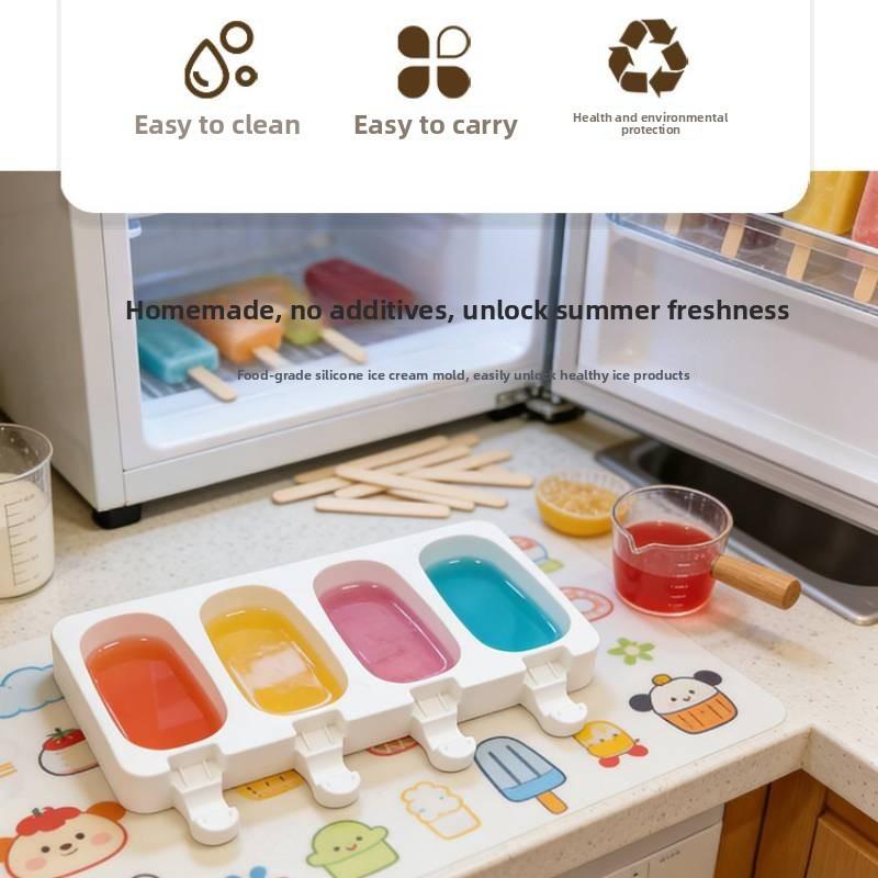 Diy Cheese And Ice Cream Mold With Lid For Kids And Home Use
