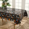 Halloween Tablecloth Eco Friendly No Odor Pumpkin Print Disposable Table Cover Halloween Party Decoration