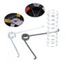 10Pcs Edelstahl Druckfeder Runde V-Form Feder Für Gartenarbeit