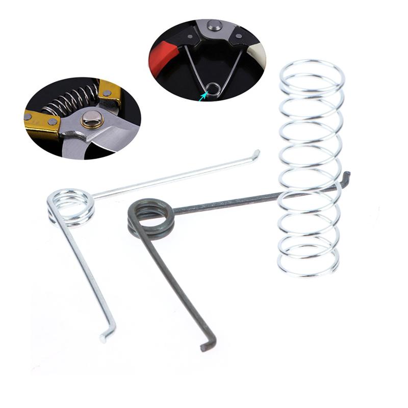 10Pcs Edelstahl Druckfeder Runde V-Form Feder Für Gartenarbeit