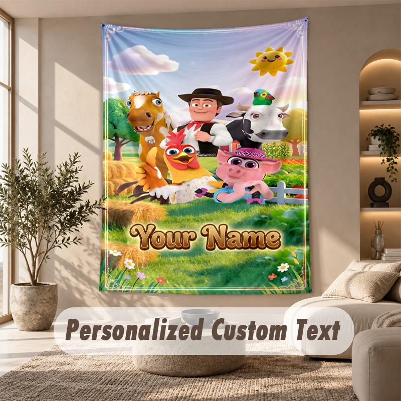 La Granja de Zenón Wandkleed, Gepersonaliseerde Custom Tekst, Wandhangend Wandkleed Voor Woonkamer Huis Muur Decoratie