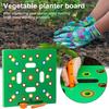 Zaadplantmal Kleurgecodeerd Zaadafstandhouder Gereedschap Herbruikbare Tuinierprikker met Zaadschepje voor Precisie Plantlay-outs