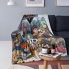 Inazuma Eleven Videospiel Sportspiel Decke Weich Warm Flanell Überwurfdecke Plüsch für Bett Wohnzimmer Picknick Reise Zuhause Sofa