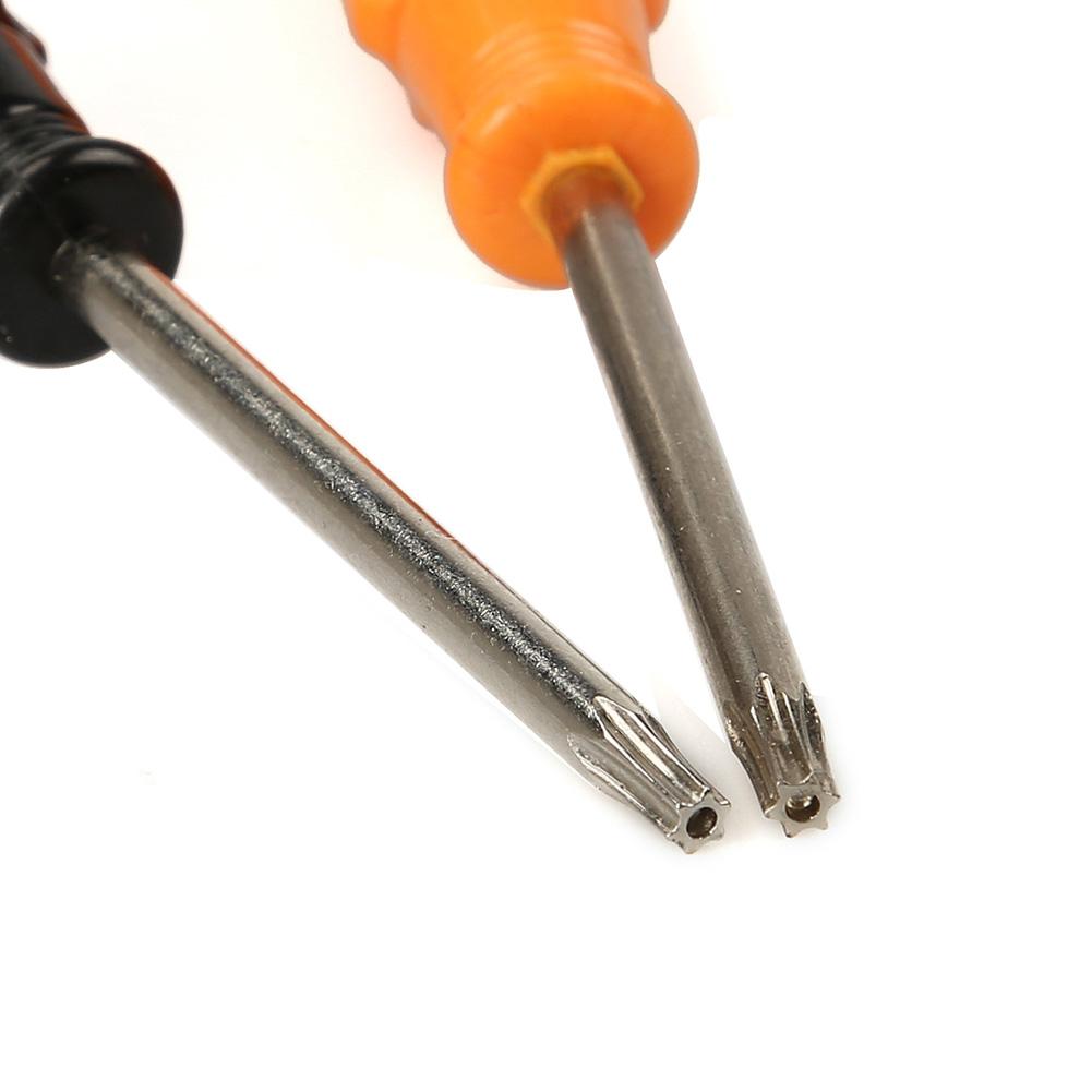Black/Yellow T15 T20 T25 T30 Torx Head Tamper Proof Security Screwdriver Tool