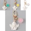 Elegant Angel Pendant Keychain Souvenir For Christening Weddings And Baptism Favors