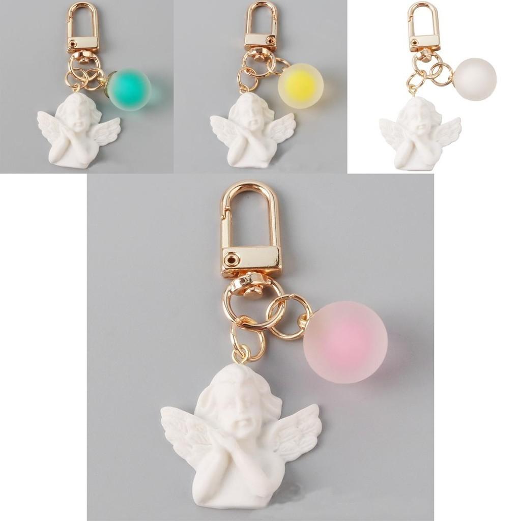 Elegant Angel Pendant Keychain Souvenir For Christening Weddings And Baptism Favors