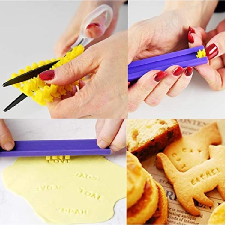 Biscuit Letter Stamp Cookie Stamp Cake Decoration Embosser Cutter Fondant DIY