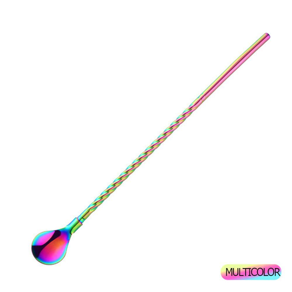 New Metal Bent Filter Reusable Stainless Steel Coffee Spoons Drinking Straw Straws Spoon