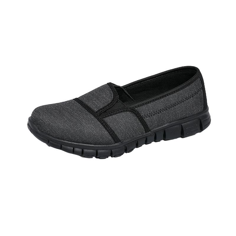 Freizeitschuhe neue Vier-Jahreszeiten-Stoffschuhe atmungsaktive ultraleichte Schuhe große Größe faule Schuhe Mutter Schuhe