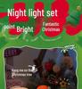 Cross-Border Christmas Silicone Night Light: Rechargeable Bedside Atmosphere Lamp with Timer