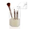Make-up-Pinselhalter Transparent Staubdicht Kunststoff Kosmetikpinsel-Organizer mit Luftdichtem Deckel für