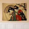 Geisha Tapestry Japanese Art Ukiyoe