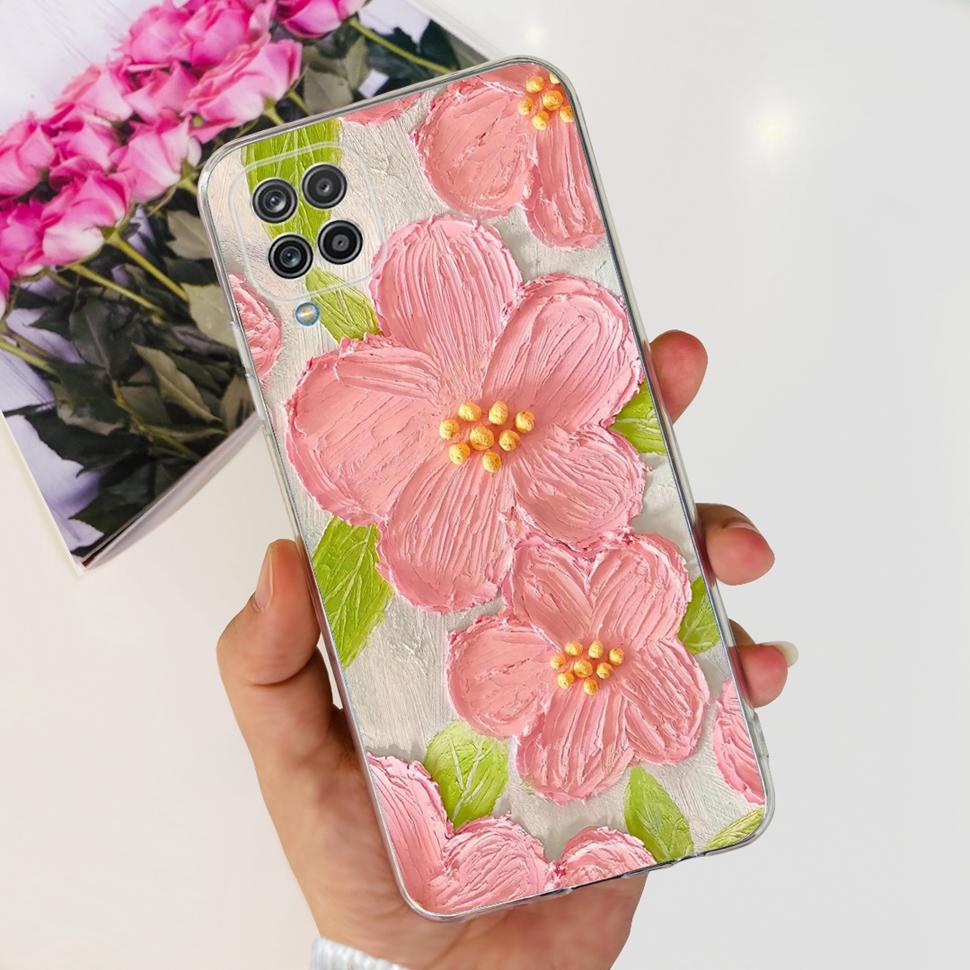 For Samsung Galaxy A12 Case Cute Fashion Patterned Cover For Samsung A 12 GalaxyA12 Soft TPU Silicone Phone Case Shell 6.5"
