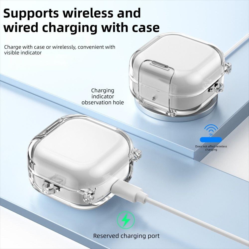 with Phone Stand Earphone Case Bluetooth Earbuds Case for Samsung Galaxy Buds4/4pro Travel