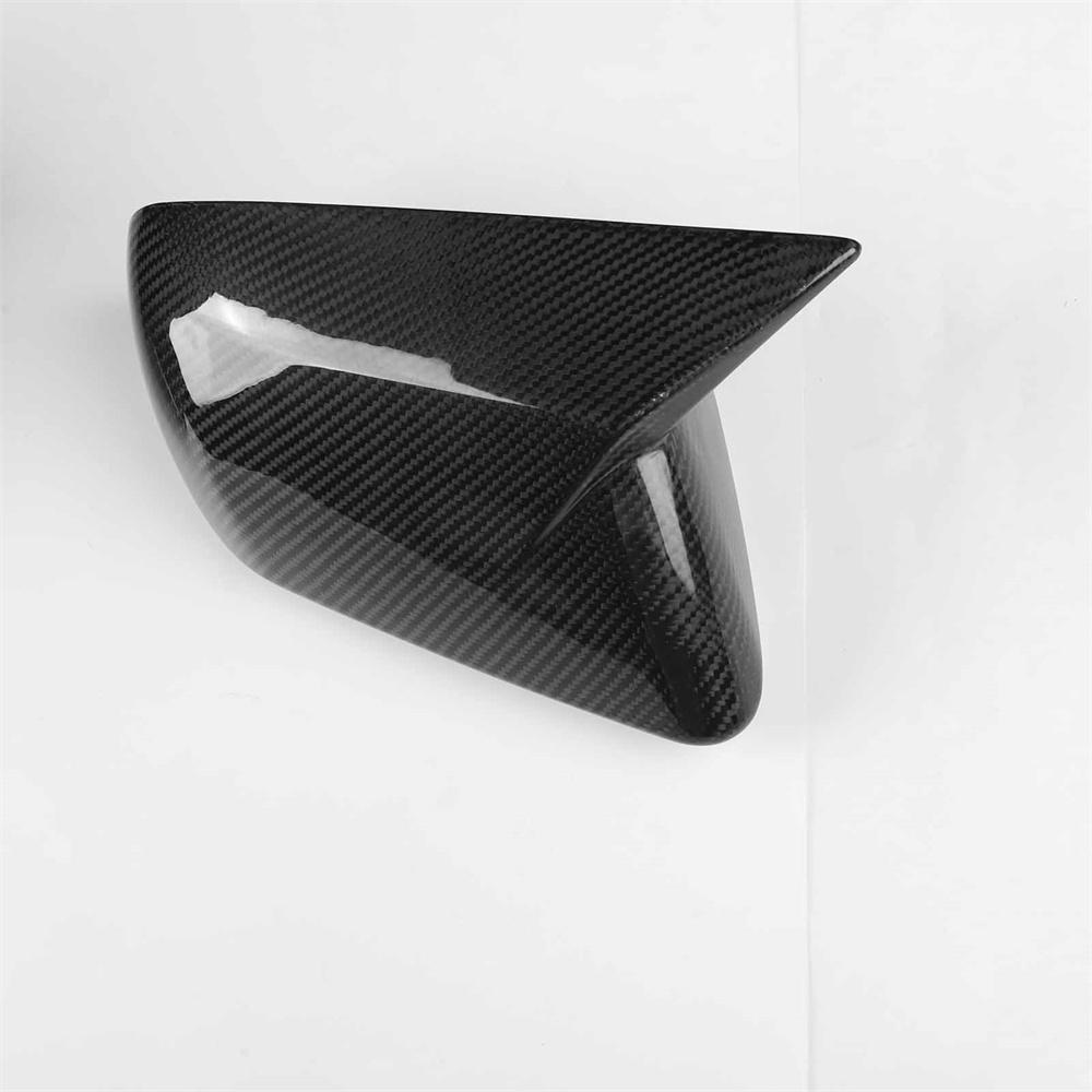 Carbonfaser Seitenspiegelabdeckkappen für Ford Mustang mit LED Blinker 2015-17