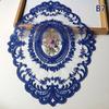 1PC Dinning Table Case Embroidered Table Surface Cloth Elegant Round Lace Tablecloth Coffee Coasters Napkin Party Wedding Decoration for Home