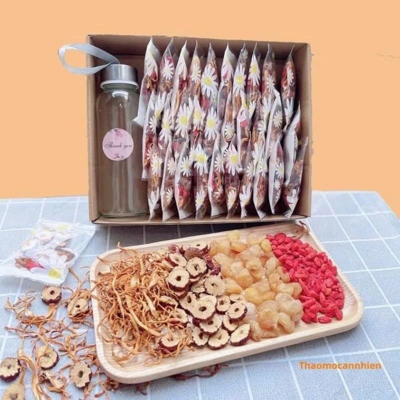 Nourishing tea for beauty - Tra duong nhan Viet Nam, 360g, 2 pieces