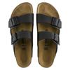 Birkenstock Arizona Strap Sandals Narrow Black Birko-Flor Unisex Arizona Narrow 51793 Black EU37(24.0cm)