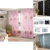 Cortina de Janela Blackout Estilo Nórdico Com Velcro e Ganchos Para Casas Modernas