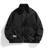 Large Size Jacket Men's Spring and Autumn New Men's Stand-up Collar Jacket Versatile Casual Jacket Fat Coat