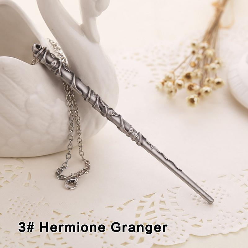 Anime Cosplay Props Magic Wand Pendant Necklace Vintage Jewelry Accessories Gift