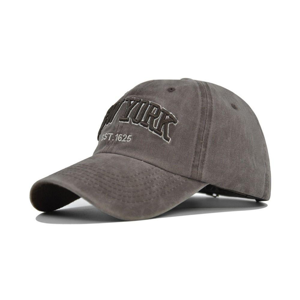 Adjustable Distressed Faded Cap Sunscreen Hats Baseball Hats New York Embroidery Baseball Caps
