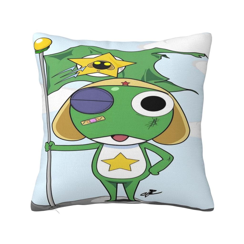 Anime Keroros Frog Pillow Cover Cute Funny Pillow Case For Sofa Home Decoration Cushion Cover Pillowcases Birthday Present