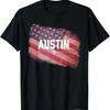 Austin Texas USA American Flag TX Vintage US Souvenir