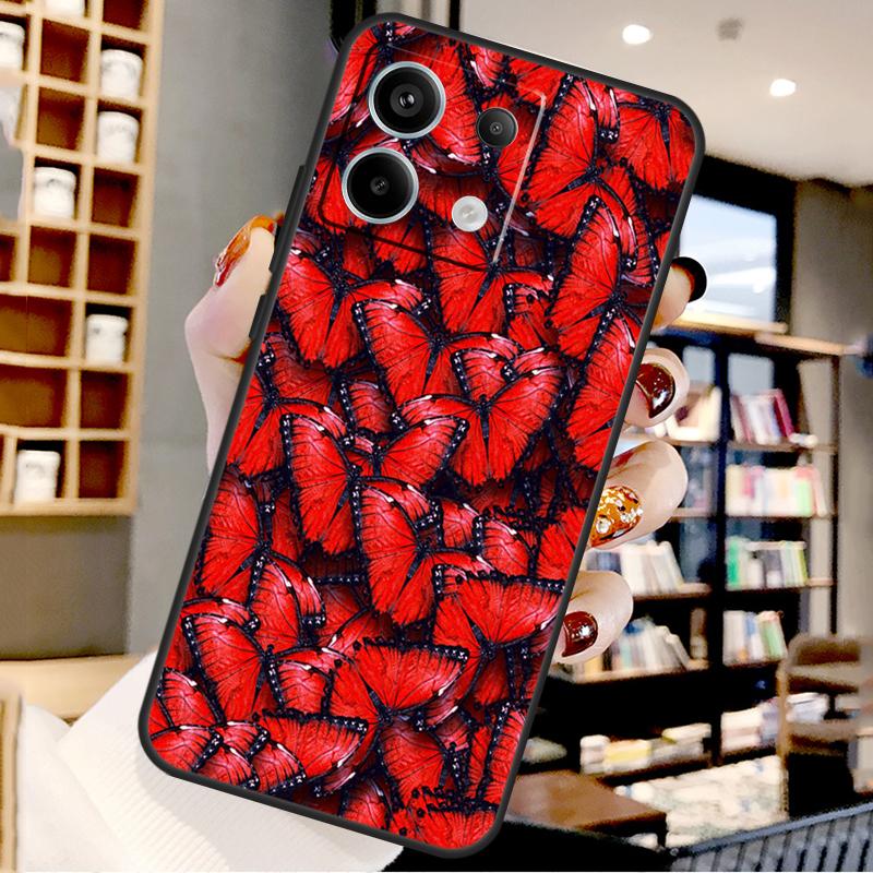 Fluture Pentru Xiaomi Redmi Note 14 Pro 12 11 9 10 13 15 Pro Plus Carcasă Pentru Redmi 15 10C 12C 13C 14C 15C
