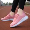Chaussures de Sport Légères Noires pour Femmes Randonnée Antidérapantes Plateforme Maille Respirante Mode Décontracté Vulcanisées Running Tennis Féminines