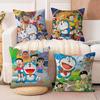 Cartoon D-DoraemonS Cushion Cover 30x50 Polyester Sofa Cushions Decorative Throw Pillows Home Decoration Pillowcover