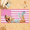 Singer S-Sabrina C-Carpenter Handdoek Sneldrogend Absorberend Strandlaken voor Sport, Fitness, Zwemmen en Buitenactiviteiten