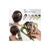 TheFirstGrain Hairpin U-shaped hairpin U-shaped hairpin U-pin hair clip hair ornament hair accessory tortoiseshell pattern (set of 5)