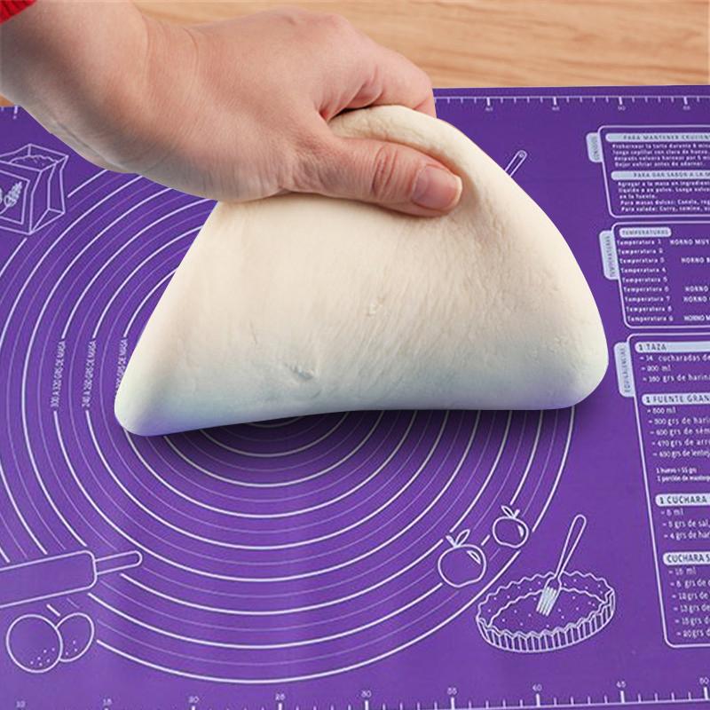 Silicone Pad Baking Mat Sheet Kneading Dough Mat For Kitchen Non-Stick Maker