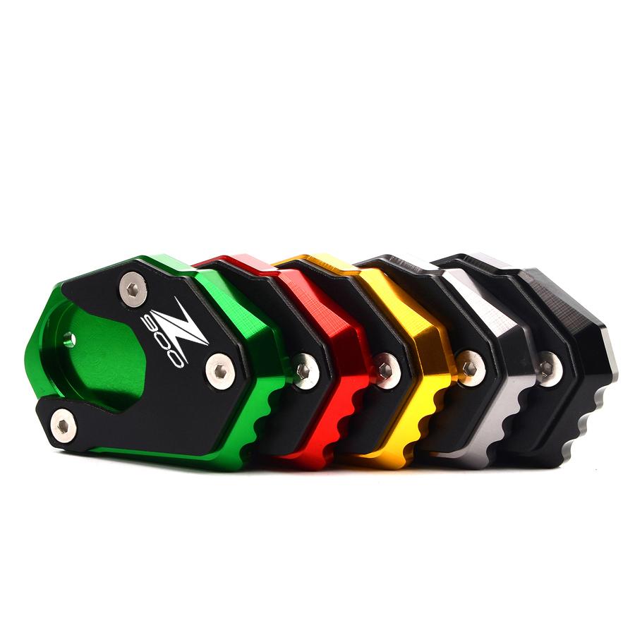 Motorcycle Side Stand Extension Kickstand Enlarged Plate For Kawasaki Z 650 900 Z900 RS SE Z650 Z900RS 2017-