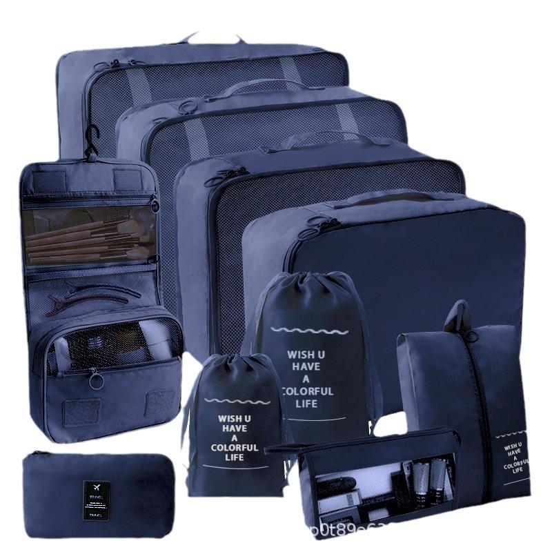 Ensemble Organisateur de Vêtements 7 Pièces pour Voyage et Déplacement Professionnel: Valise & Sacs de Rangement pour Sous-vêtements