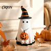 Spooky Office Desk Decor Halloween Ghost Ornament, Cute Tabletop Sculpture, Durable Resin Decorative Figurines Table for Home Party Festive