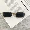 Brillen für Damen, modische Vintage-Sonnenbrille aus Metall im Katzenaugen-Stil, koreanischer Retro-Stil, UV400, weibliche Sonnenbrille, Sommer-Straßenbrille