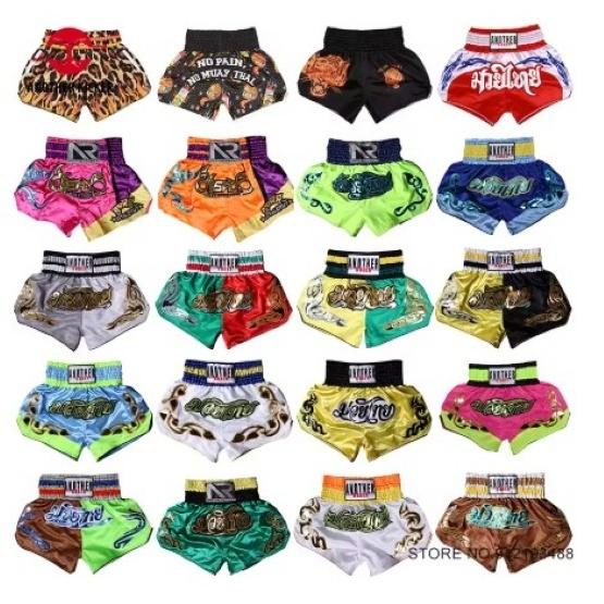 Tiger Muay Thai Shorts Hosen Kickboxen Boxen MMA UFC Kampfsport Unisex Herren Damen Schnelltrocknend Print Elastisch Hoher Bund Polyester Training