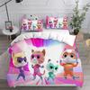 Anime Super Kitties Set di biancheria da letto Copripiumino Copripiumino Federa Set Bambini Adulti Tessili per la casa